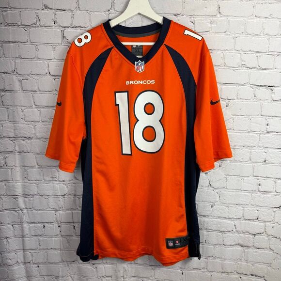 NIKE BRONCOS ON FIELD MANNING #18 JERSEY SIZE XL - Picture 1 of 8